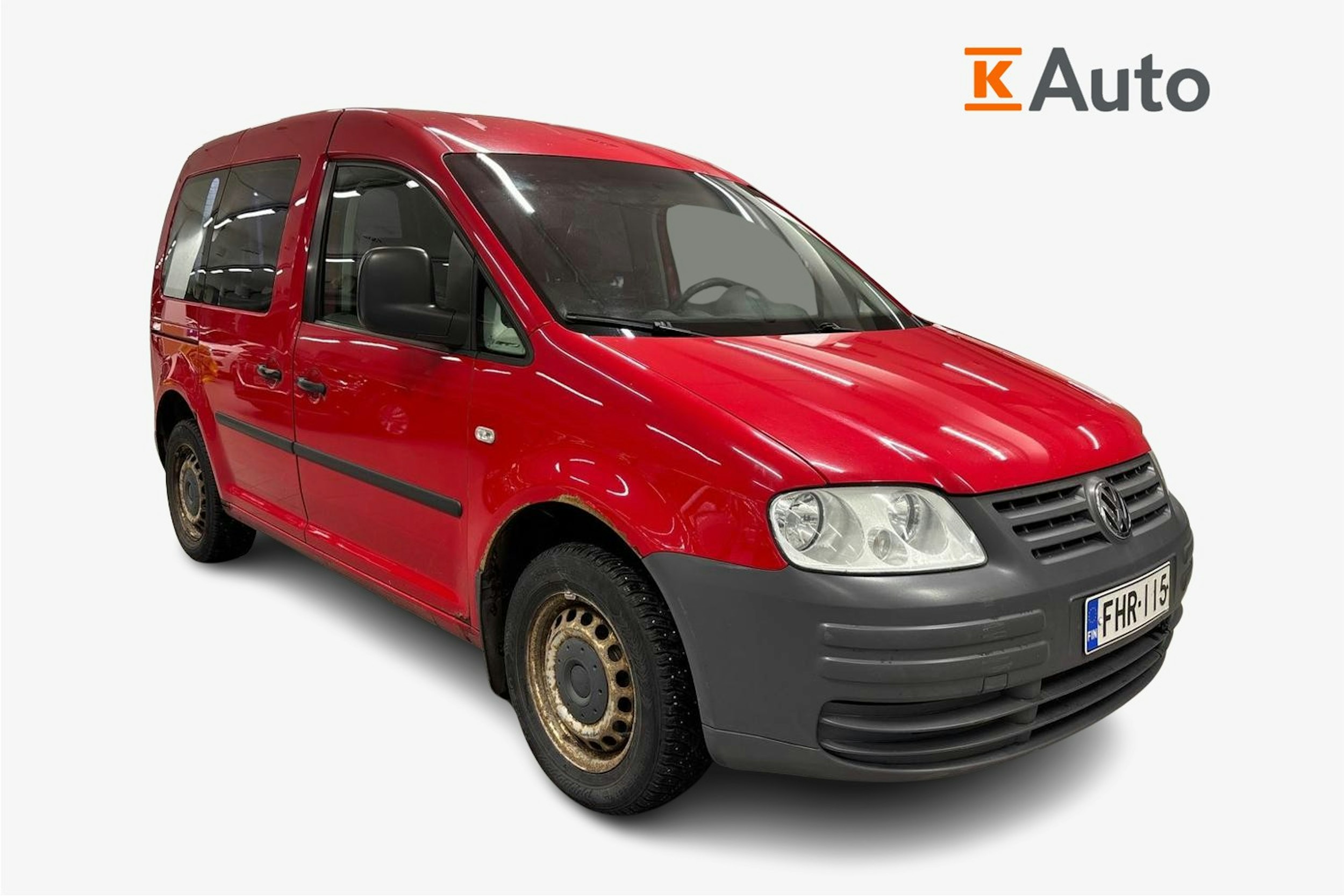 punainen Volkswagen Caddy 2007 kuva 1.