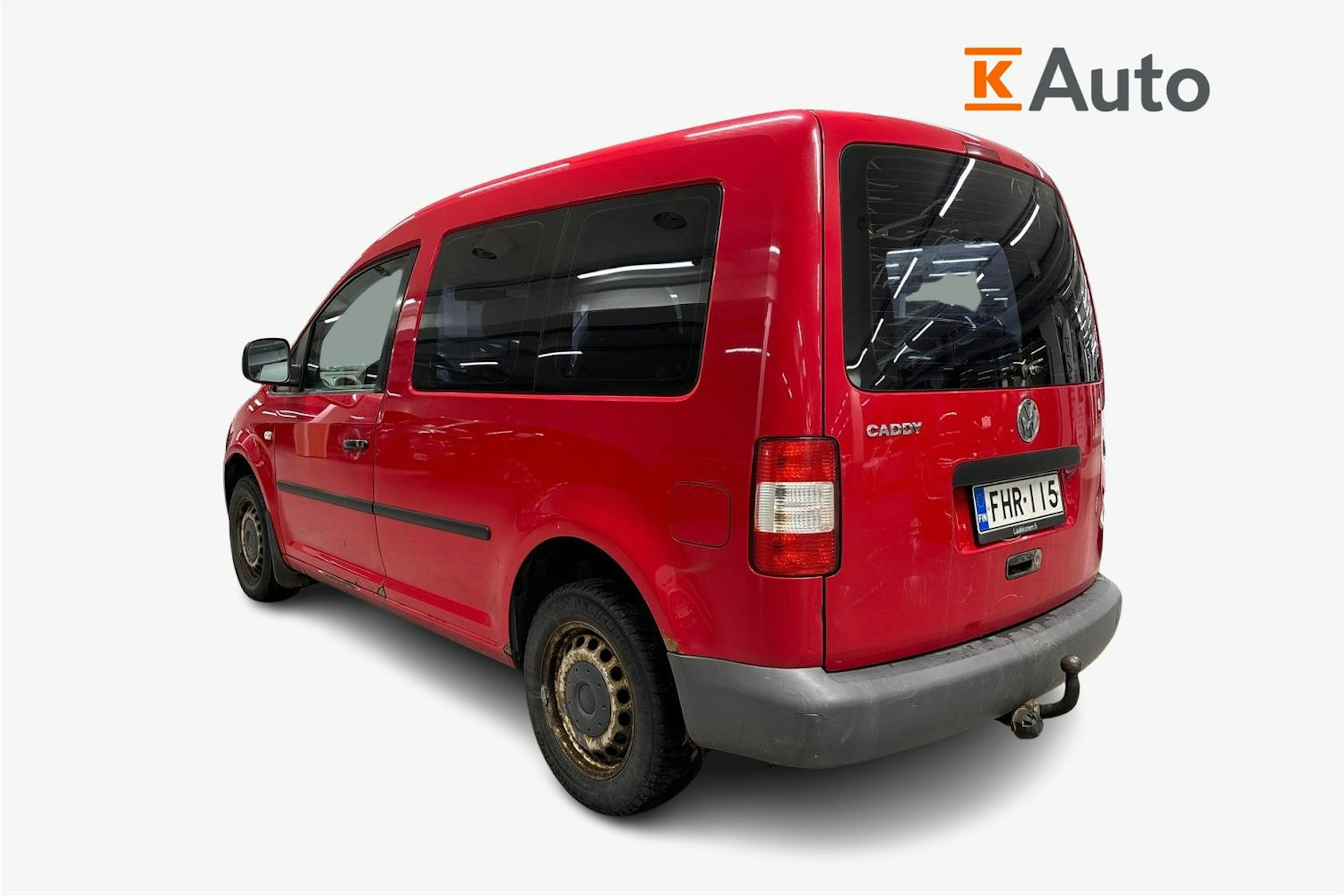 punainen Volkswagen Caddy 2007 kuva 2.