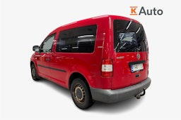 punainen Volkswagen Caddy 2007 kuva 2.