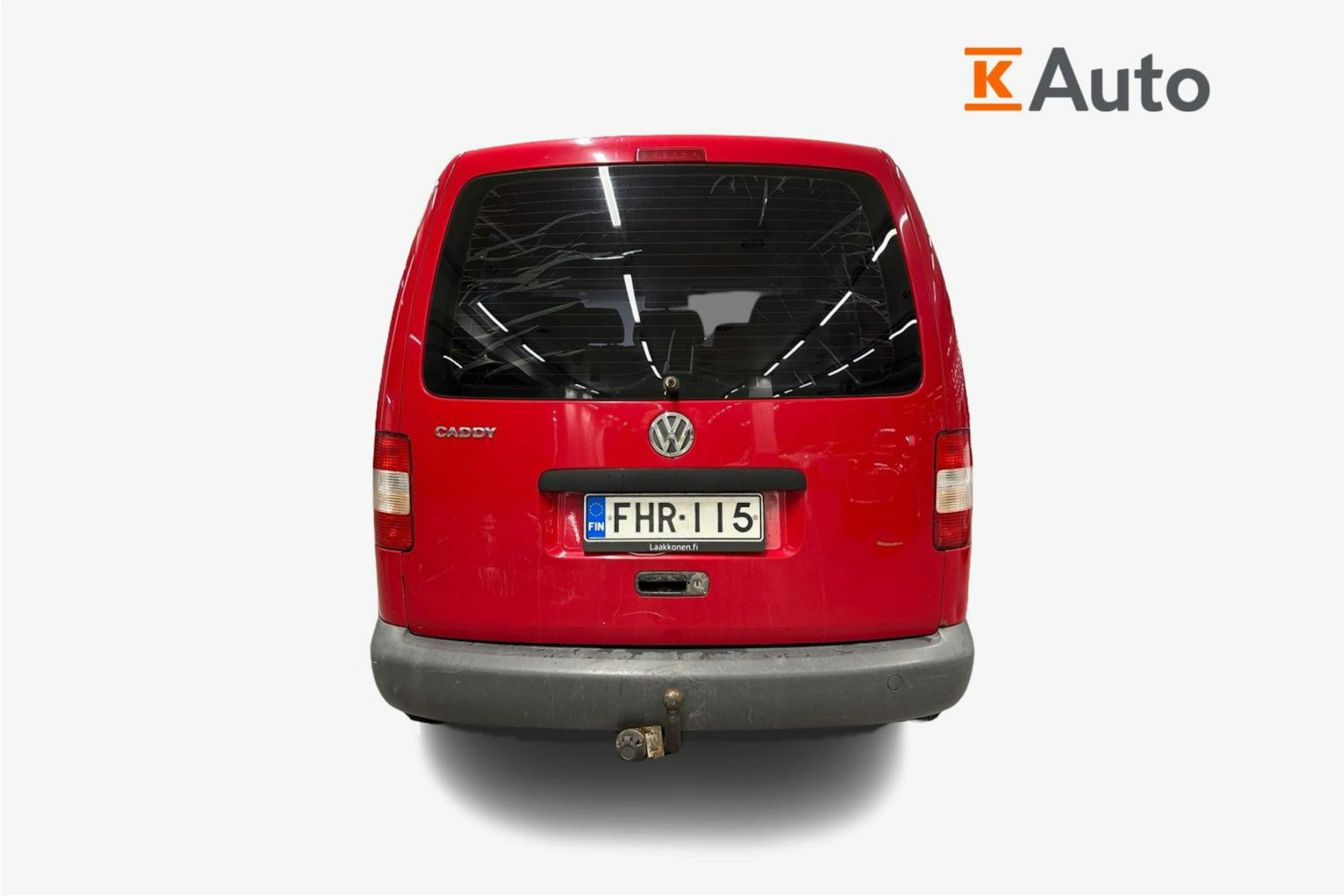 punainen Volkswagen Caddy 2007 kuva 3.