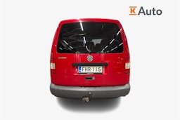 punainen Volkswagen Caddy 2007 kuva 3.