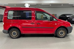 punainen Volkswagen Caddy 2007 kuva 11.