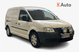 valkoinen Volkswagen Caddy 2009 kuva 1.