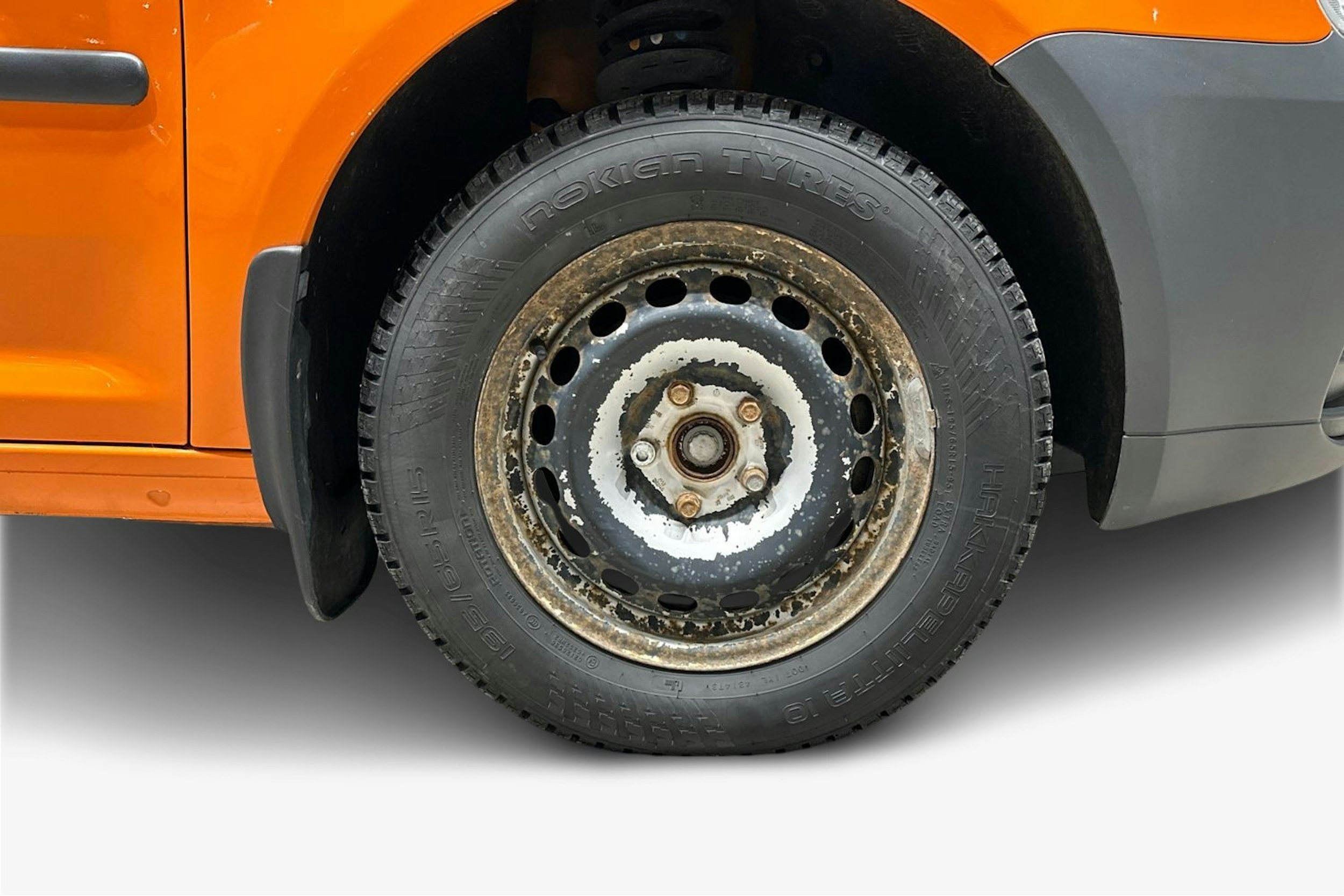 oranssi Volkswagen Caddy 2009 kuva 12.