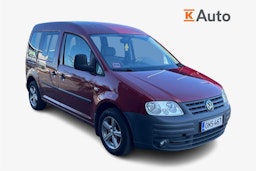 punainen Volkswagen Caddy 2010 kuva 1.