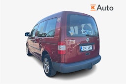 punainen Volkswagen Caddy 2010 kuva 2.