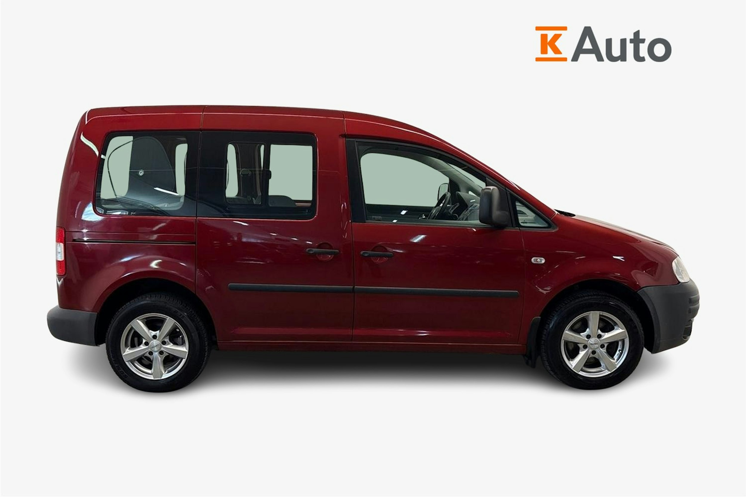punainen Volkswagen Caddy 2010 kuva 6.