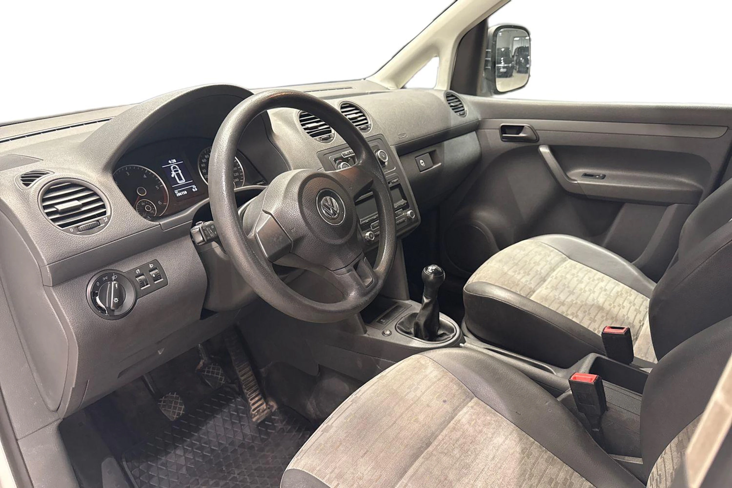 valkoinen Volkswagen Caddy 2011 kuva 8.