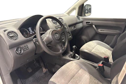 valkoinen Volkswagen Caddy 2011 kuva 8.