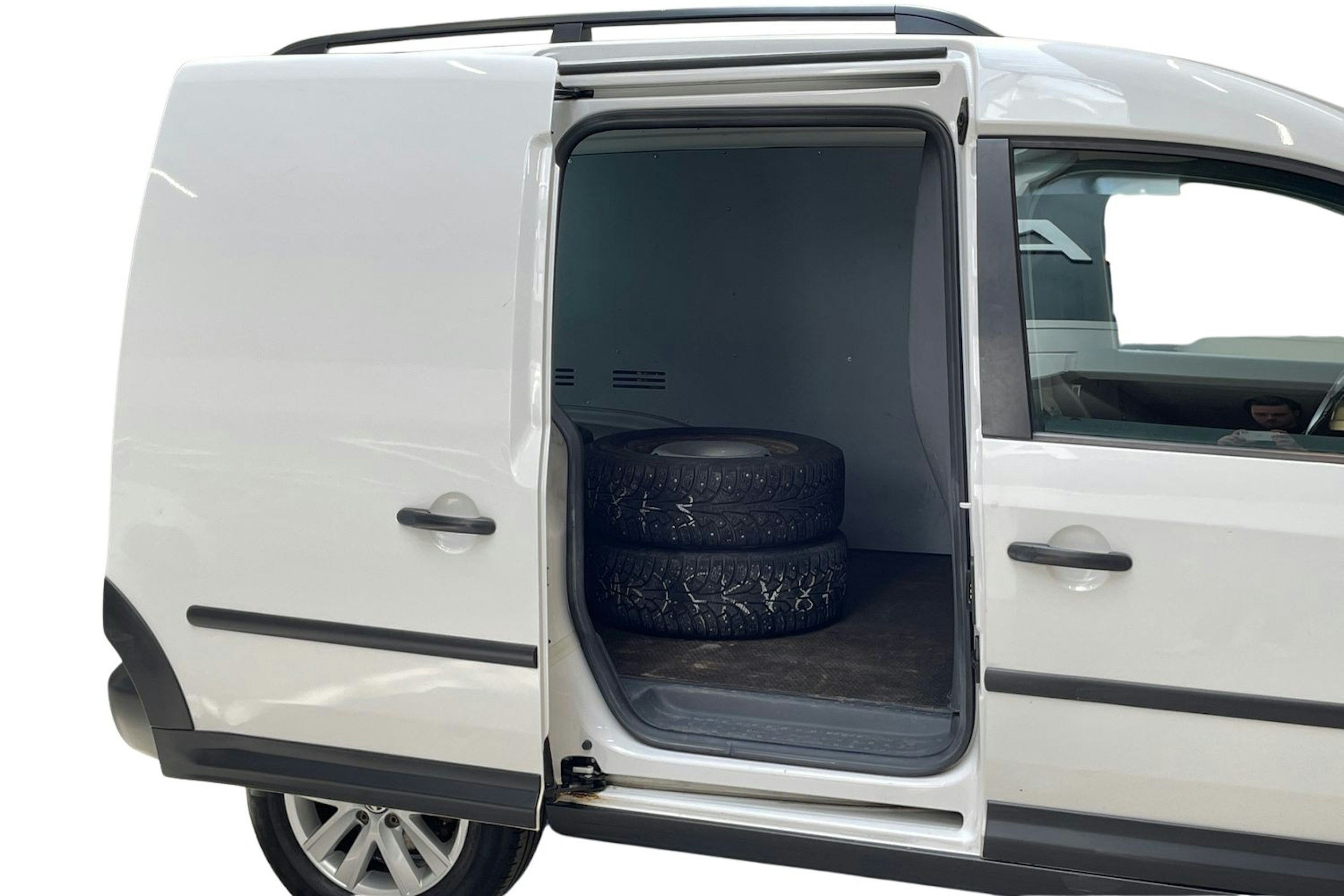 valkoinen Volkswagen Caddy 2012 kuva 10.