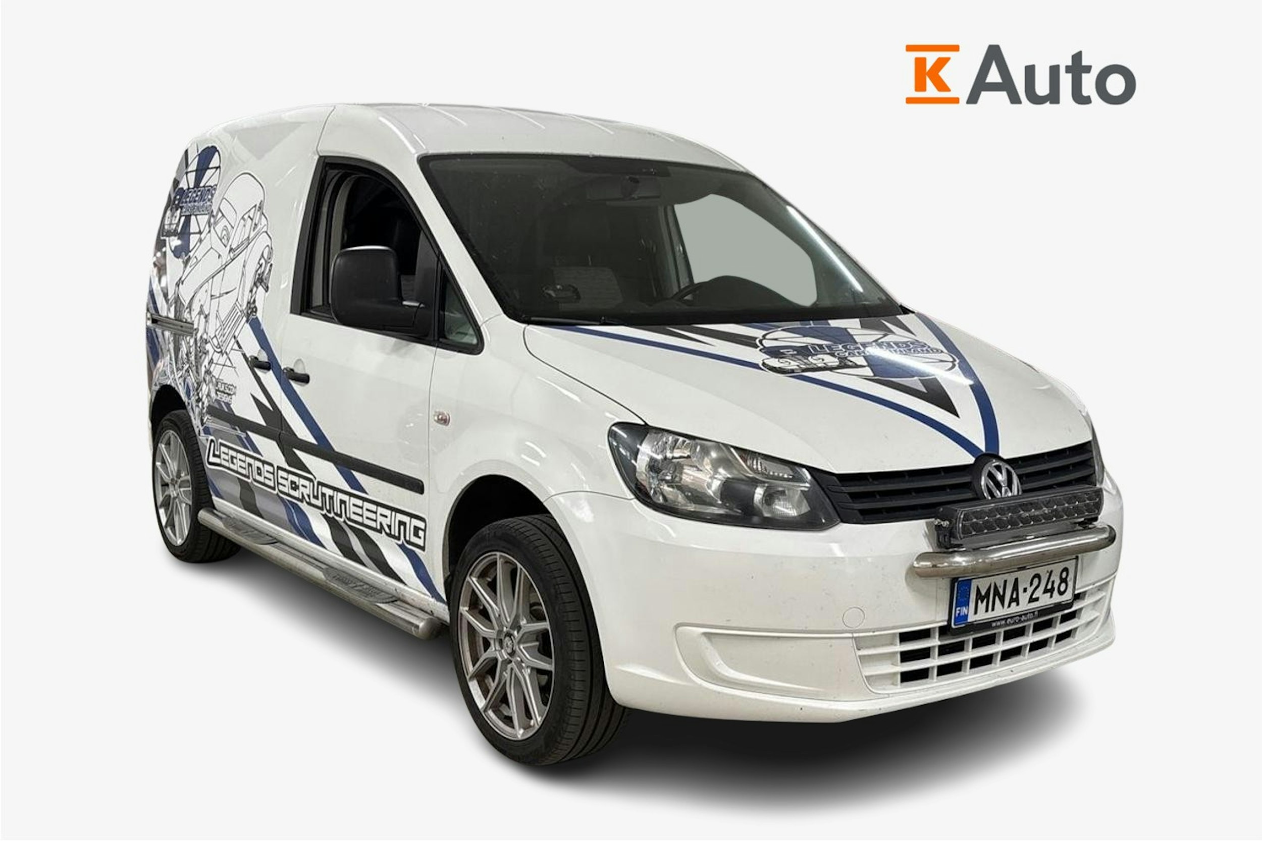 valkoinen Volkswagen Caddy 2012 kuva 1.