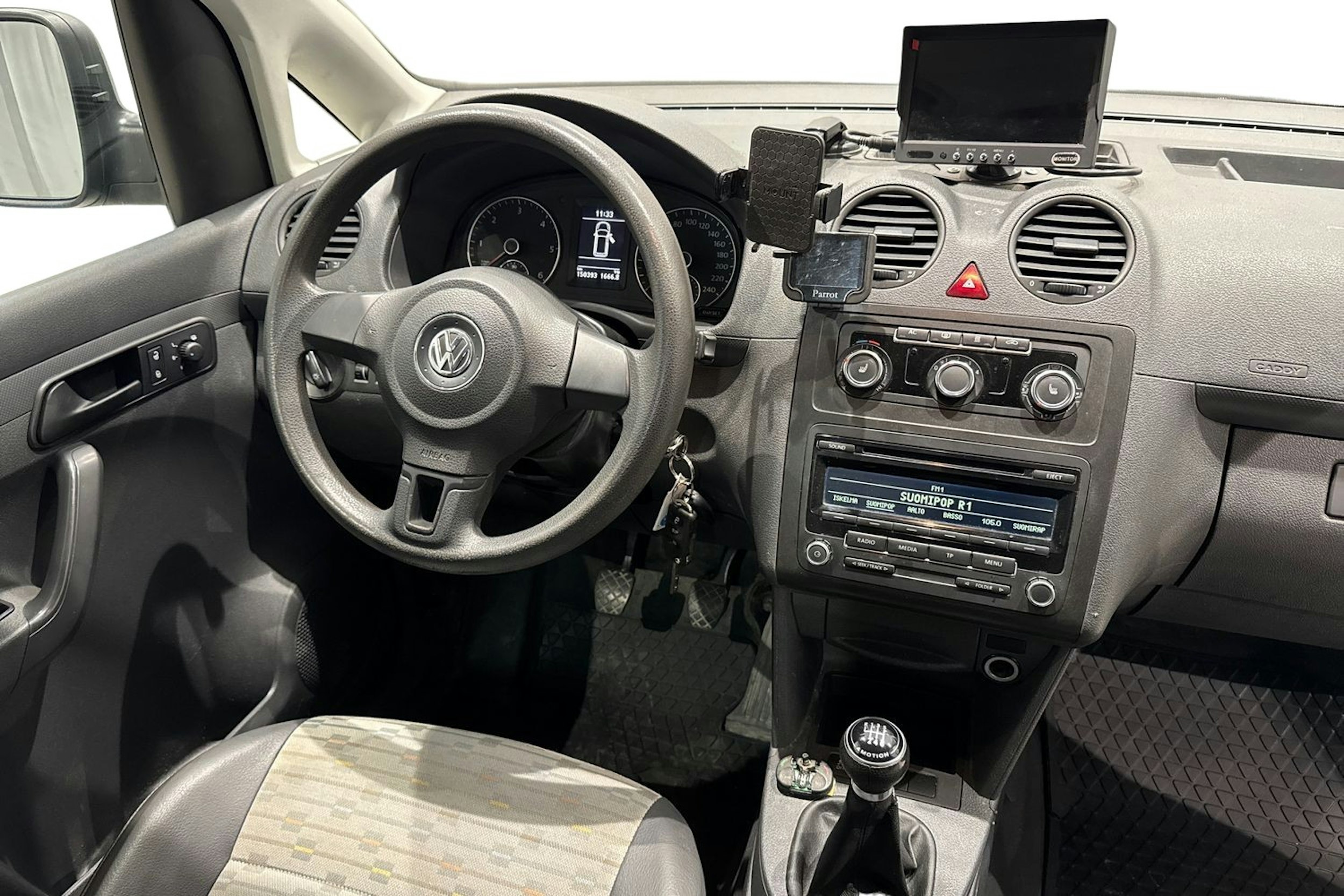 harmaa Volkswagen Caddy 2012 kuva 9.