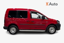 punainen Volkswagen Caddy 2012 kuva 5.