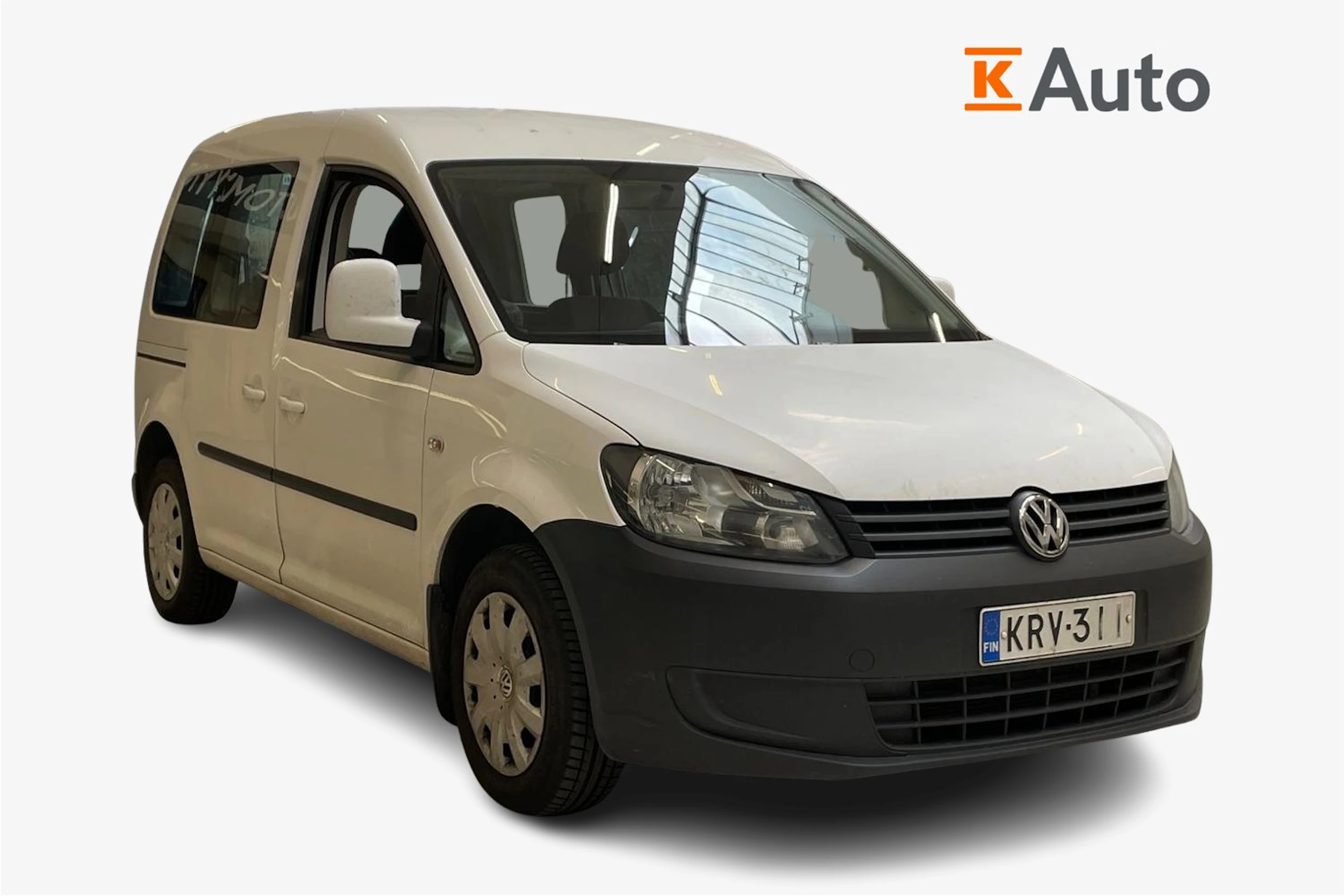 valkoinen Volkswagen Caddy 2013 kuva 1.