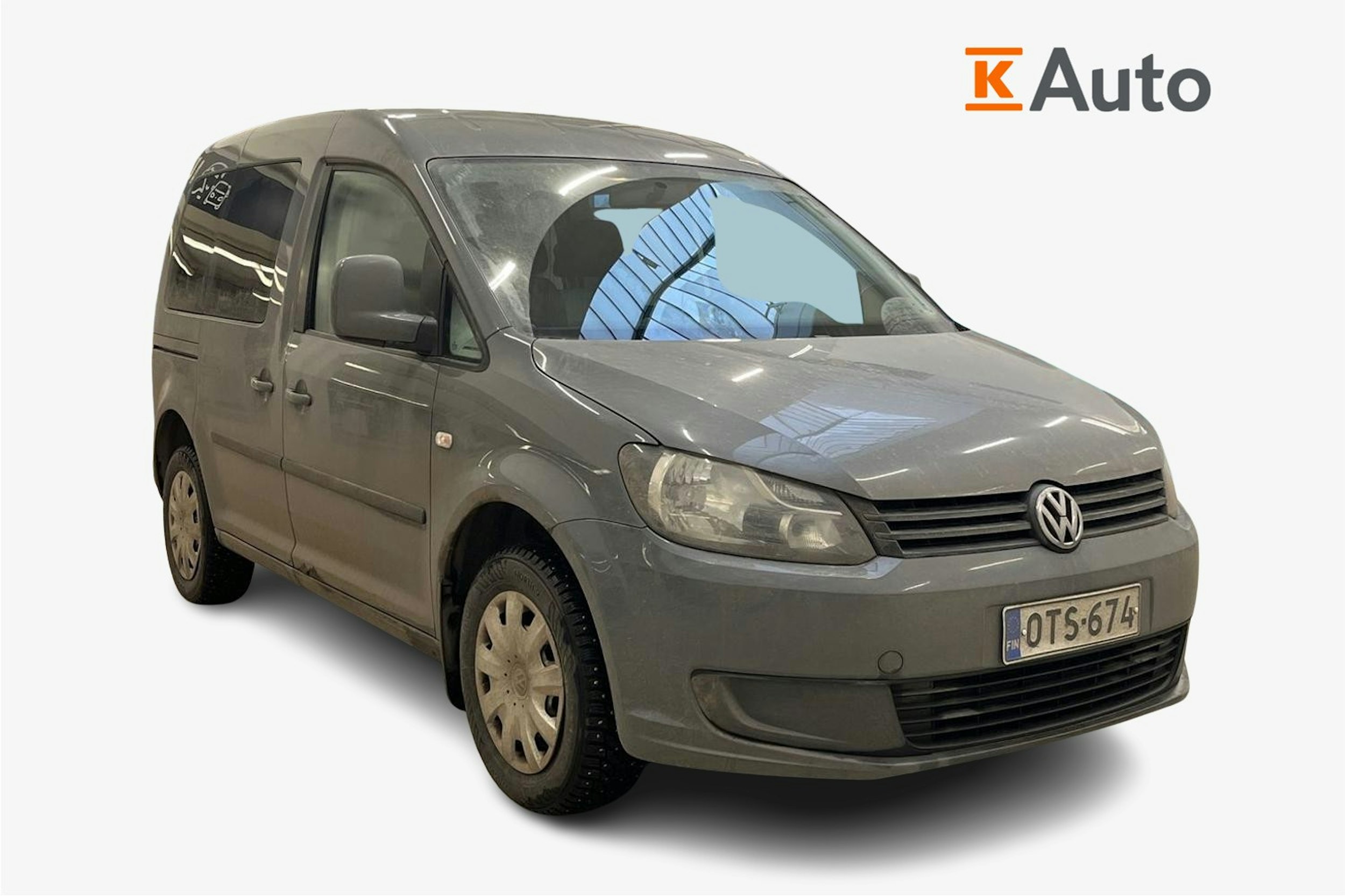 harmaa Volkswagen Caddy 2013 kuva 1.