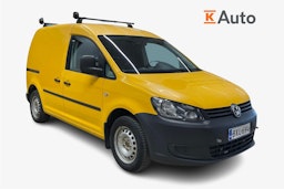keltainen Volkswagen Caddy 2014 kuva 1.