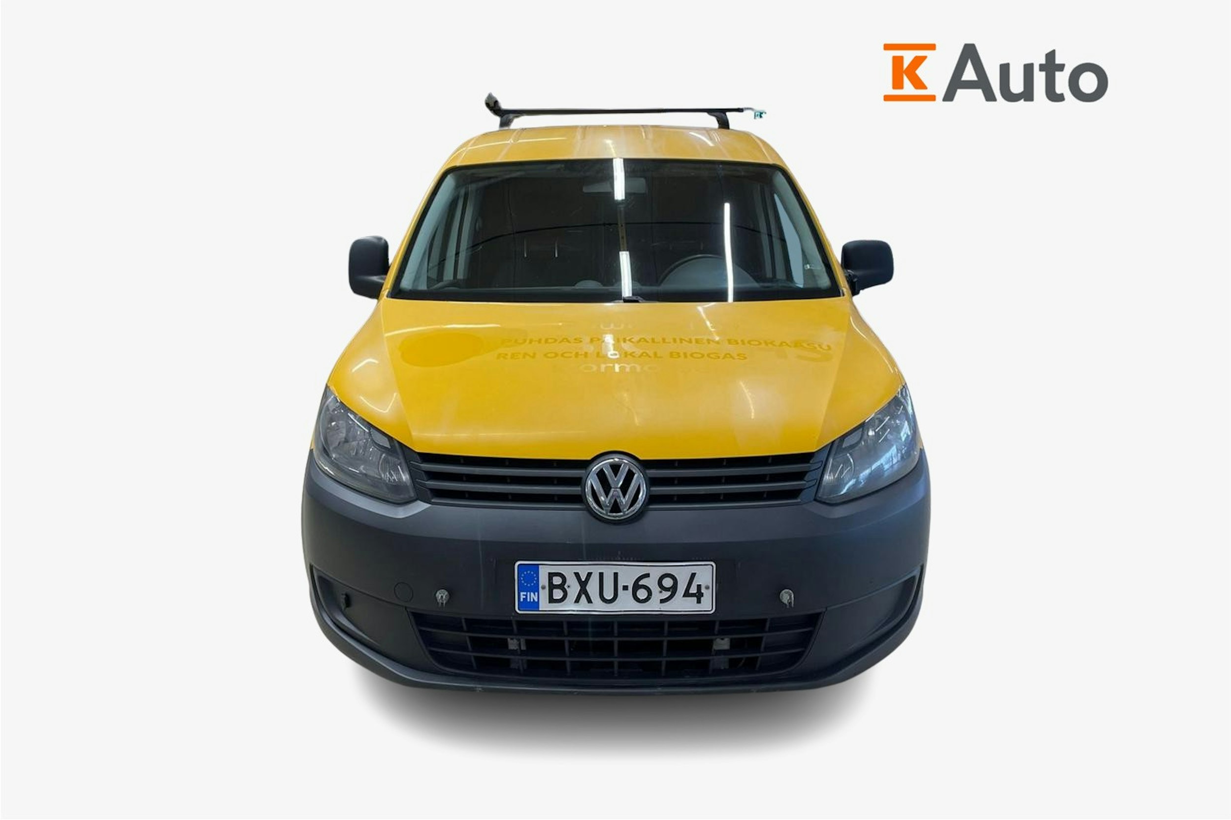 keltainen Volkswagen Caddy 2014 kuva 4.