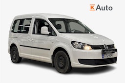 valkoinen Volkswagen Caddy 2014 kuva 1.