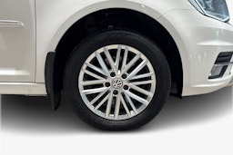 Valkoinen Volkswagen Caddy 2018 kuva 9.