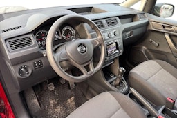 punainen Volkswagen Caddy 2019 kuva 3.