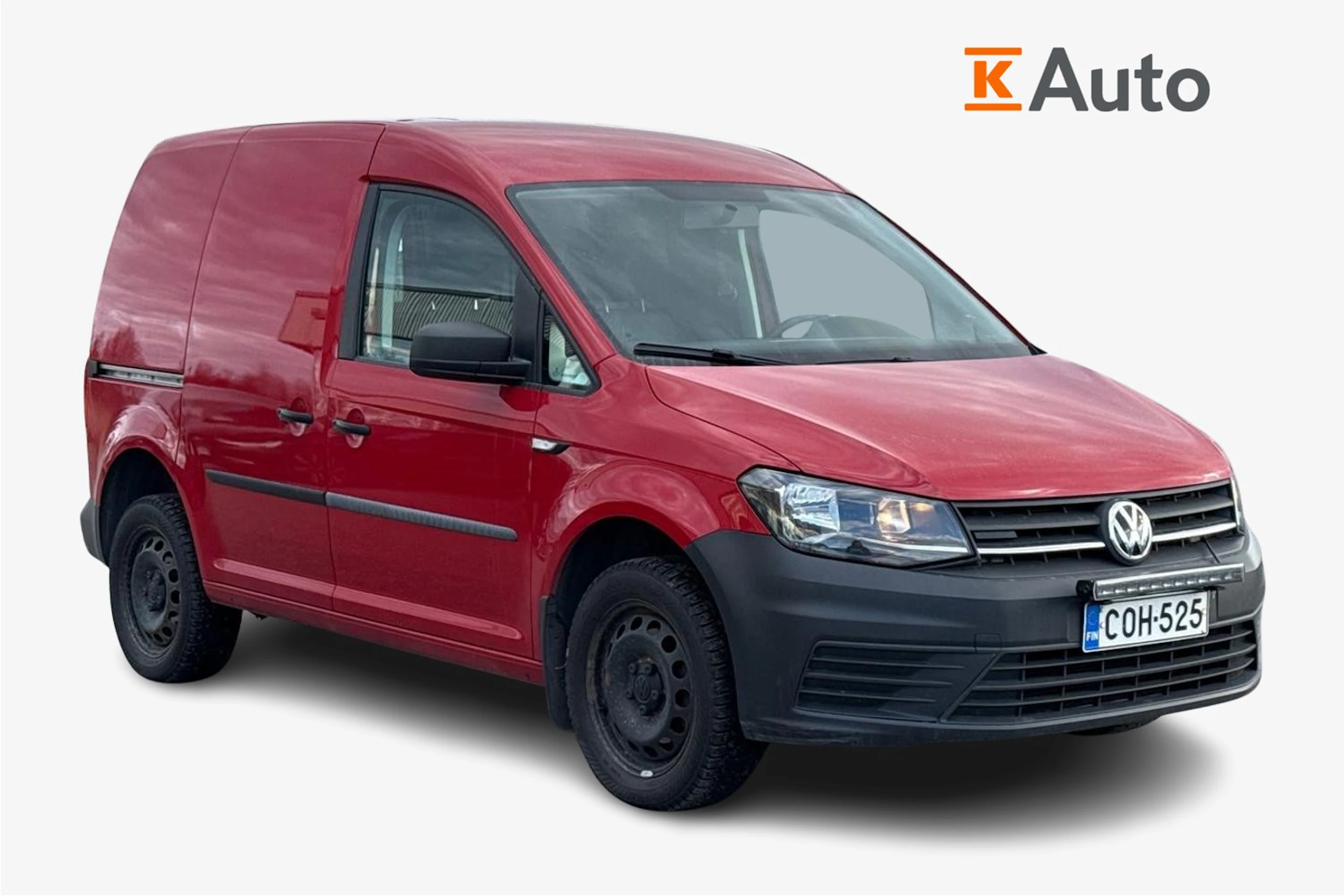 punainen Volkswagen Caddy 2019 kuva 1.