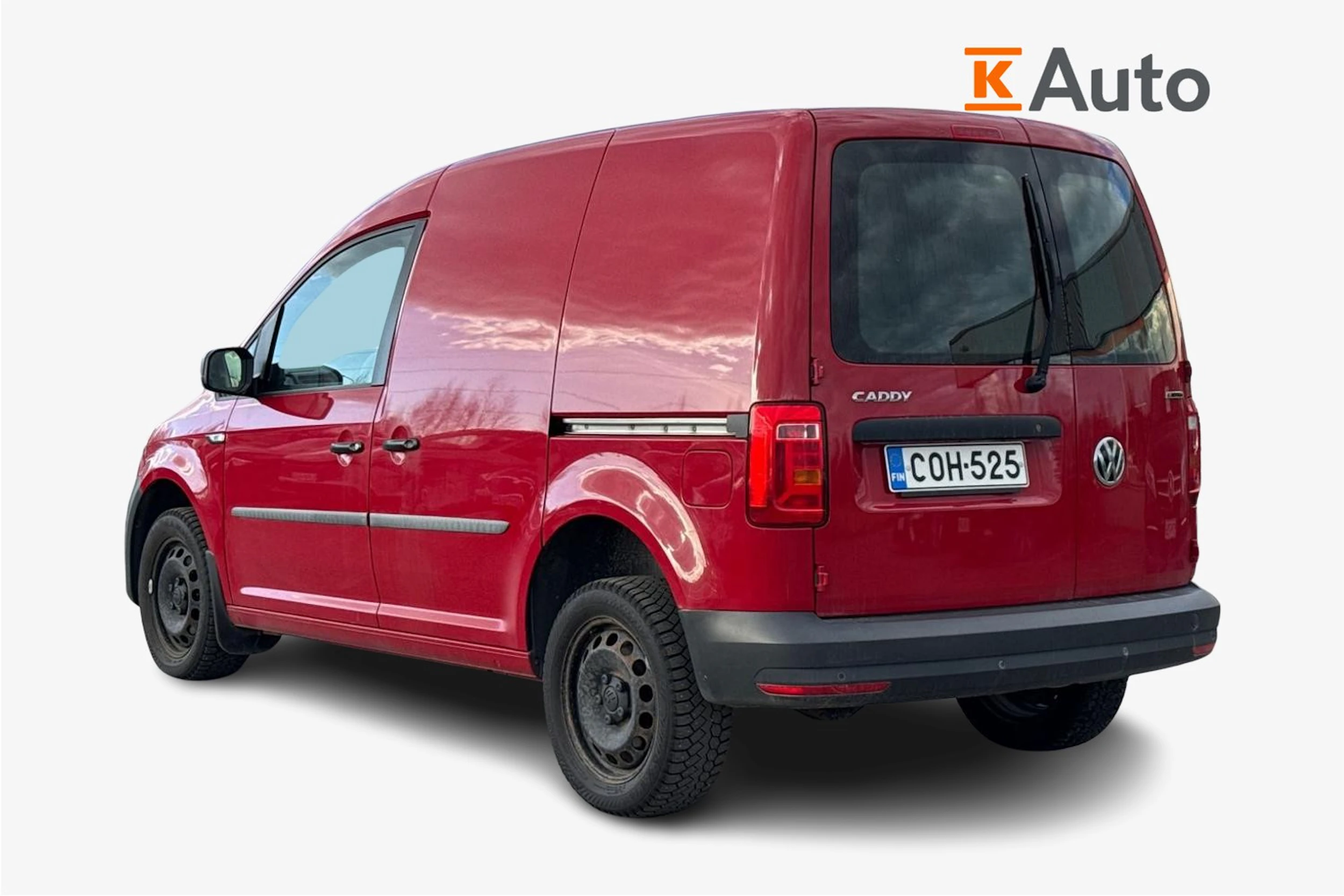 punainen Volkswagen Caddy 2019 kuva 2.