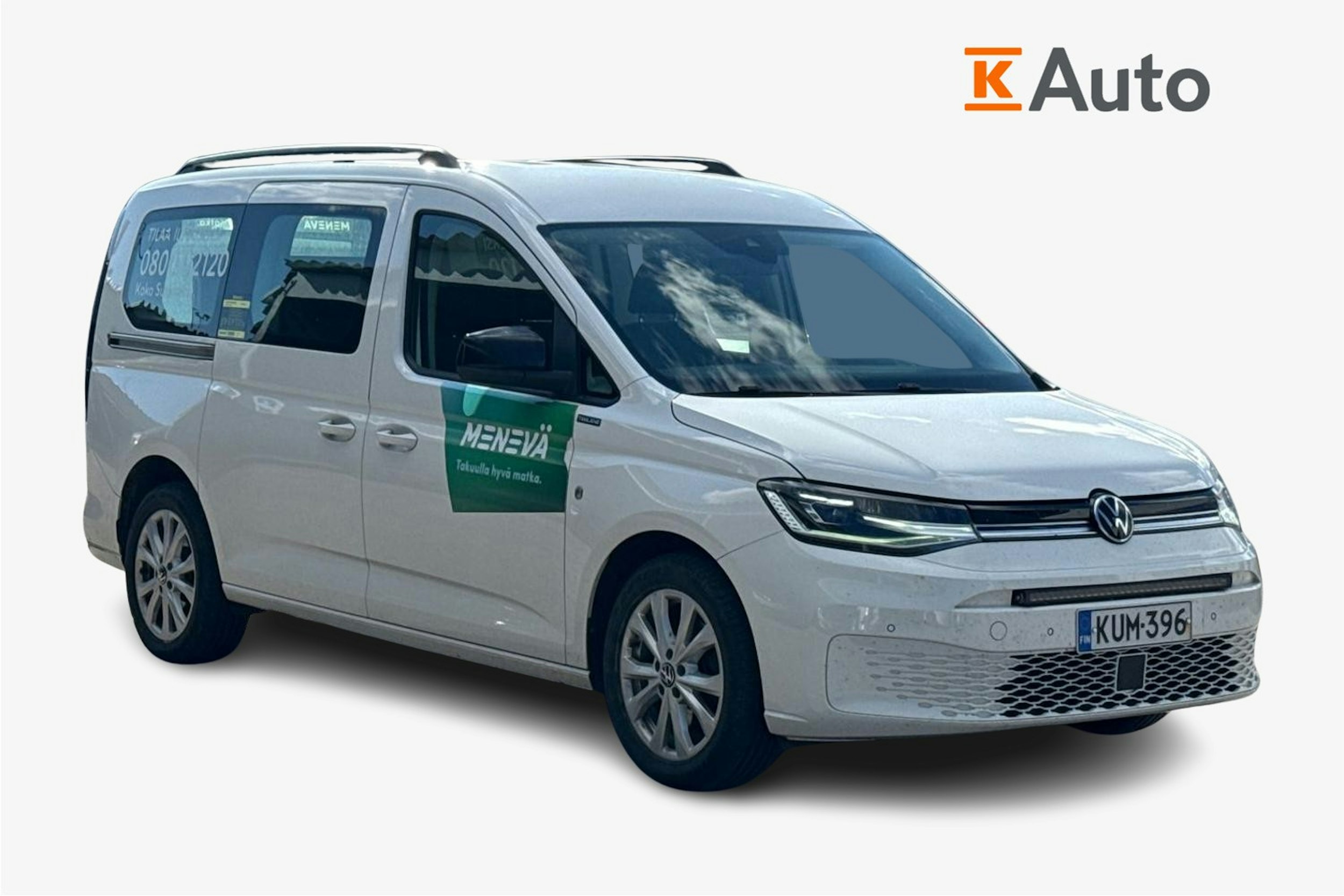 valkoinen Volkswagen Caddy 2021 kuva 1.