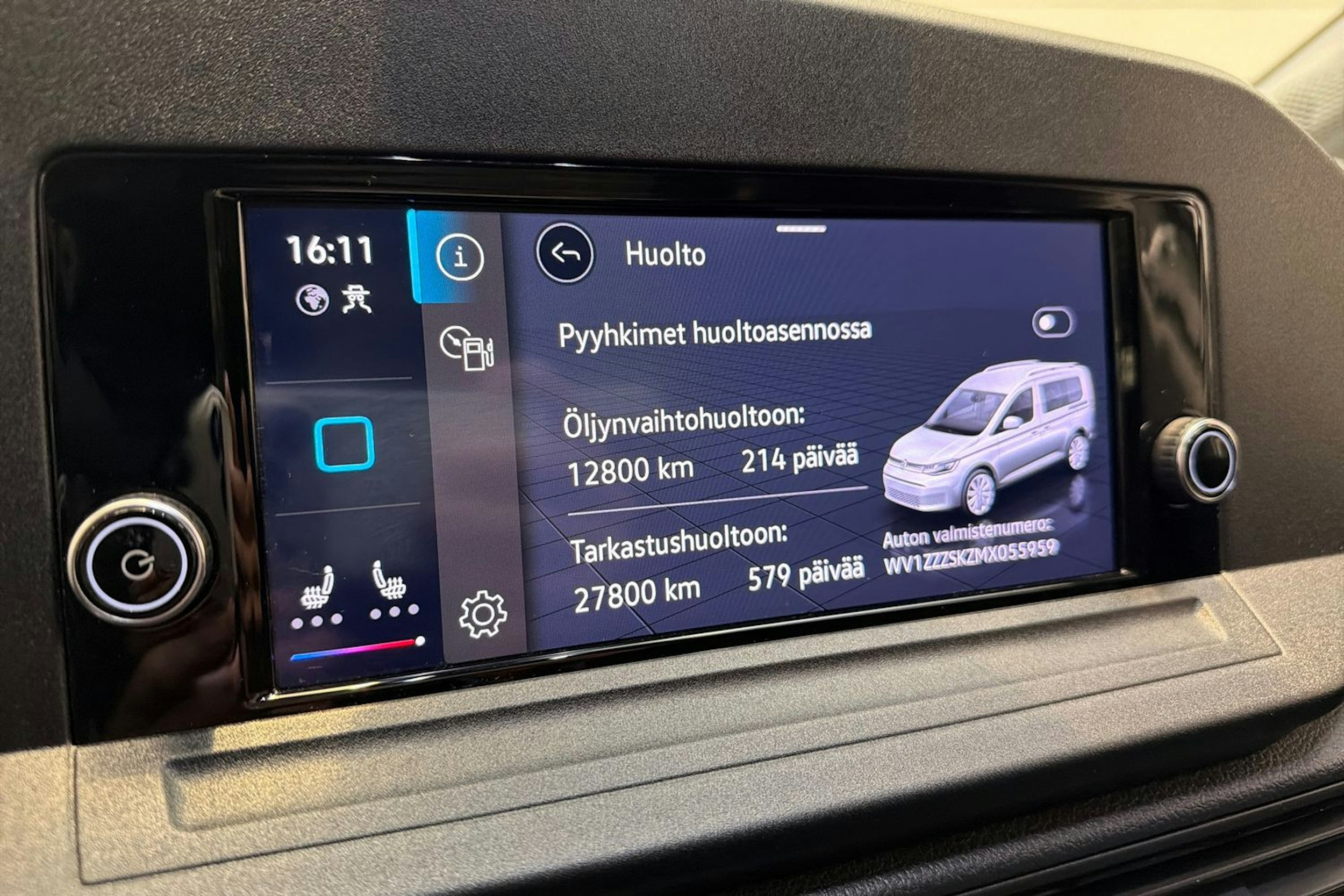 valkoinen Volkswagen Caddy 2021 kuva 16.