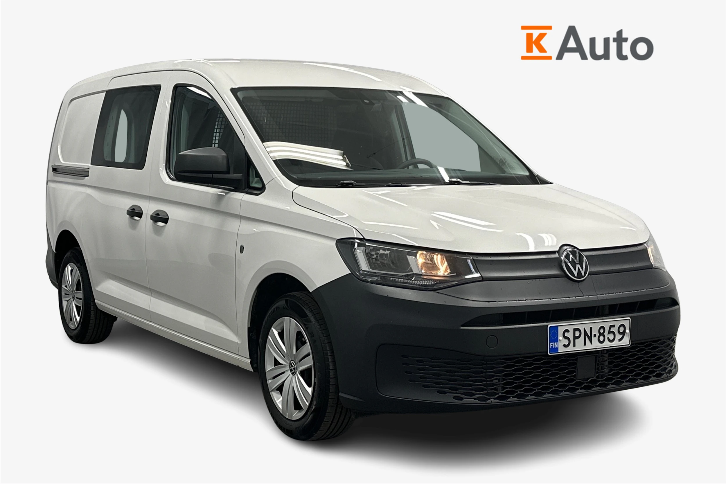 valkoinen Volkswagen Caddy 2023 kuva 1.