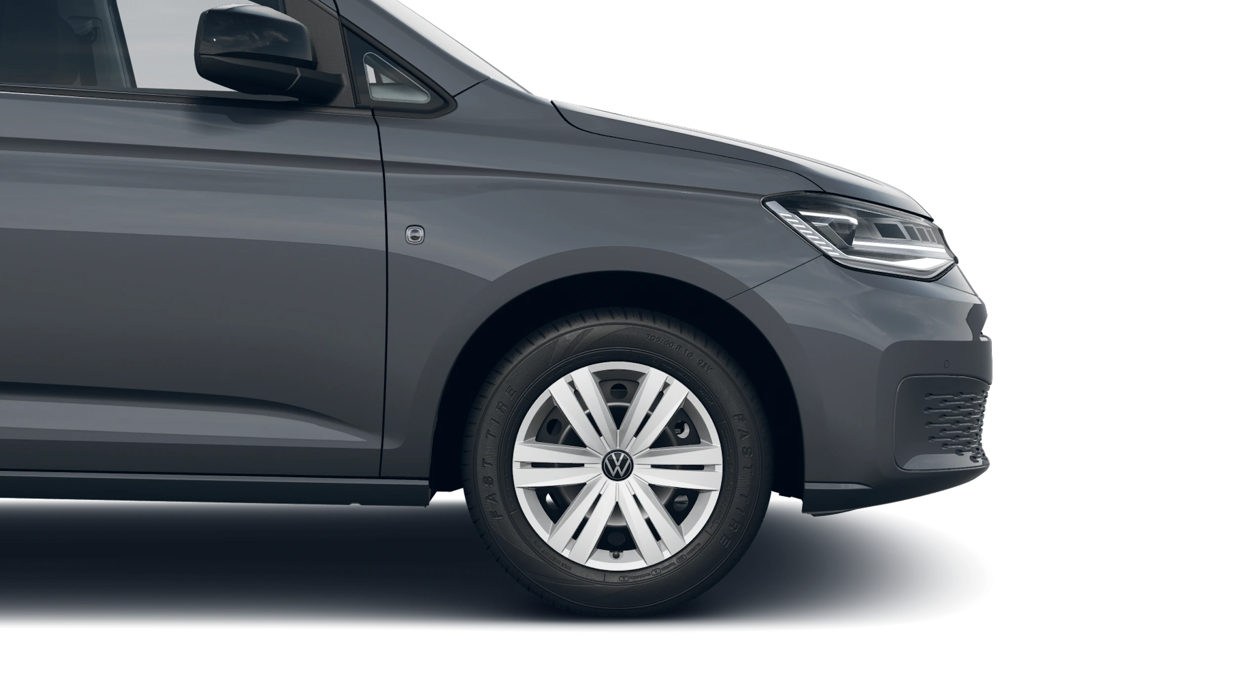 Pure Grey -harmaa normaaliväri Volkswagen Caddy 2025 kuva 9.