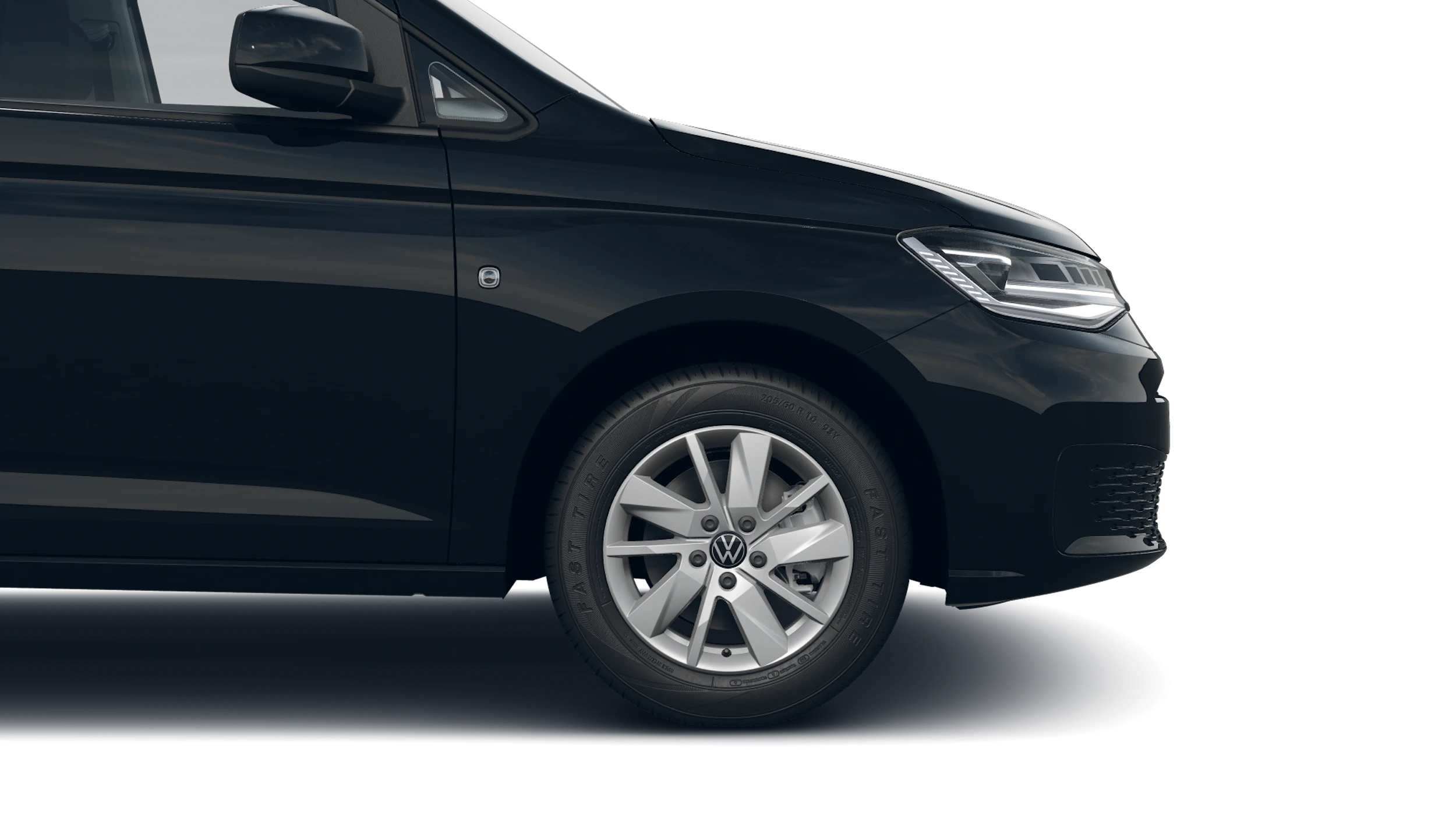 Deep Black -musta helmiäisväri Volkswagen Caddy 2025 kuva 9.