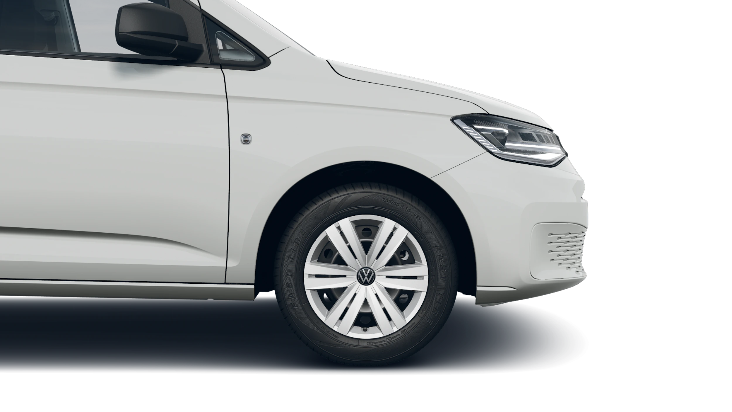 Candy White -valkoinen normaaliväri Volkswagen Caddy 2025 kuva 9.
