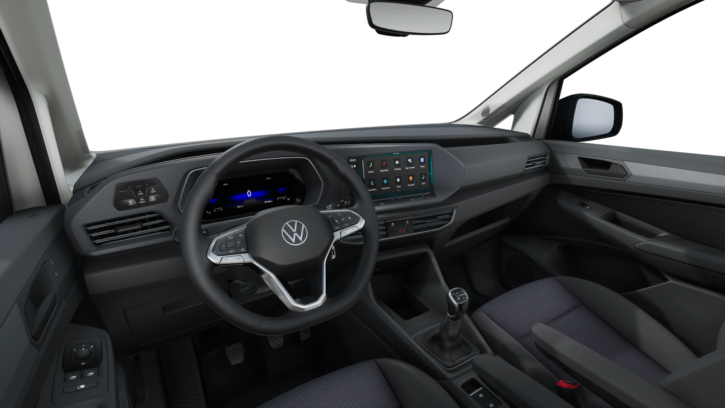 Candy White -valkoinen normaaliväri Volkswagen Caddy 2025 kuva 10.