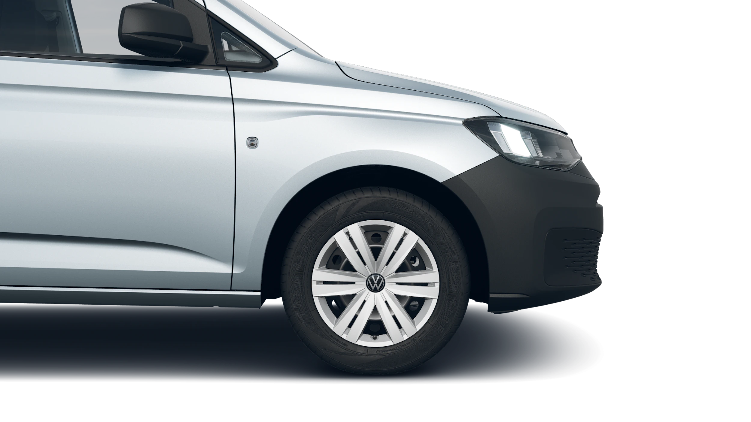 Oyster Silver -hopea metalliväri Volkswagen Caddy 2026 kuva 9.