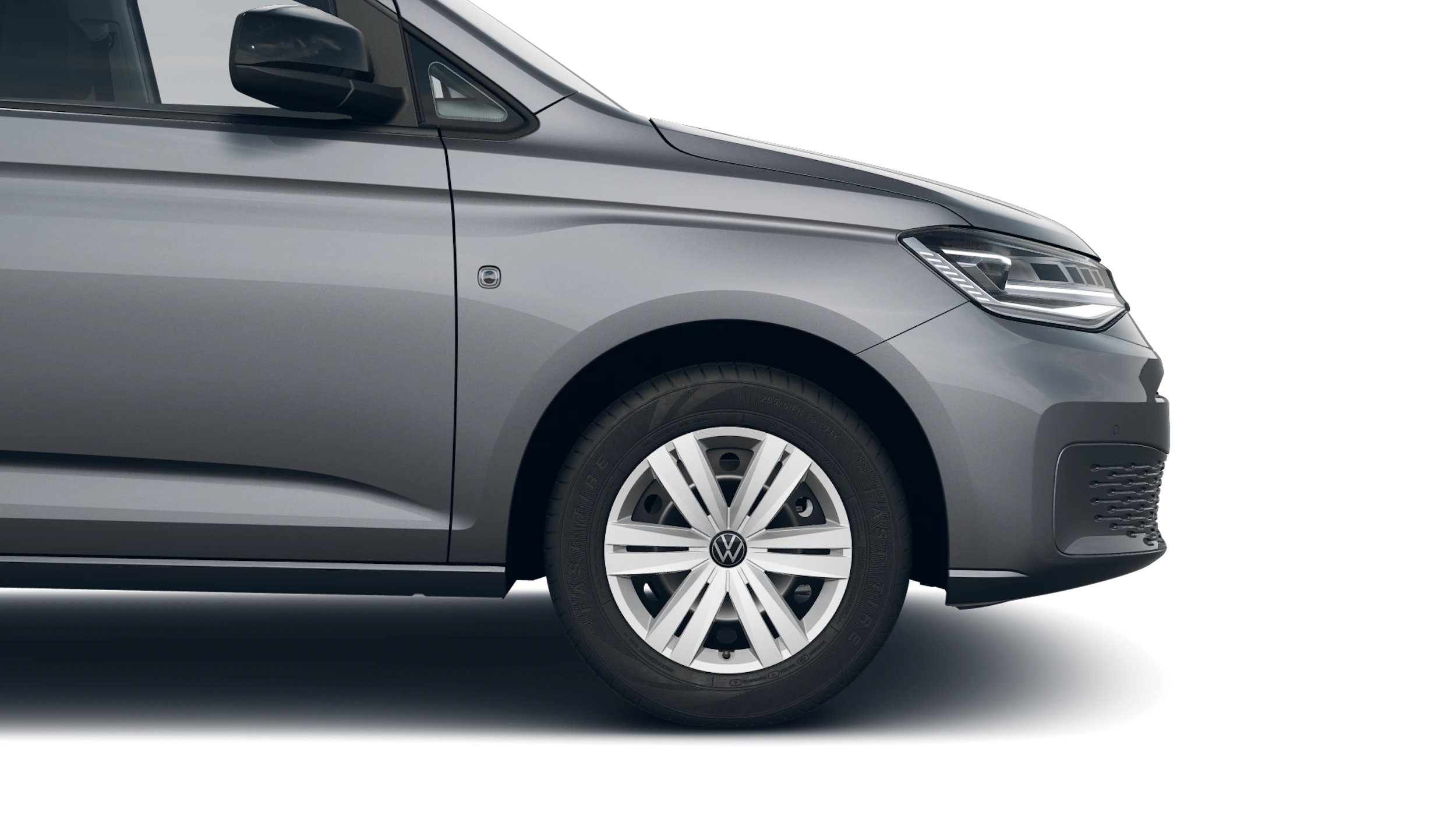 Indium Grey -tummanharmaa metalliväri Volkswagen Caddy 2026 kuva 9.
