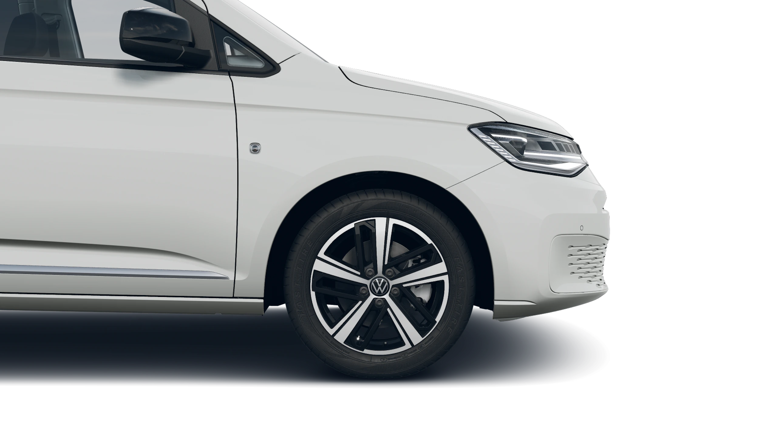 Candy White -valkoinen normaaliväri Volkswagen Caddy 2026 kuva 9.