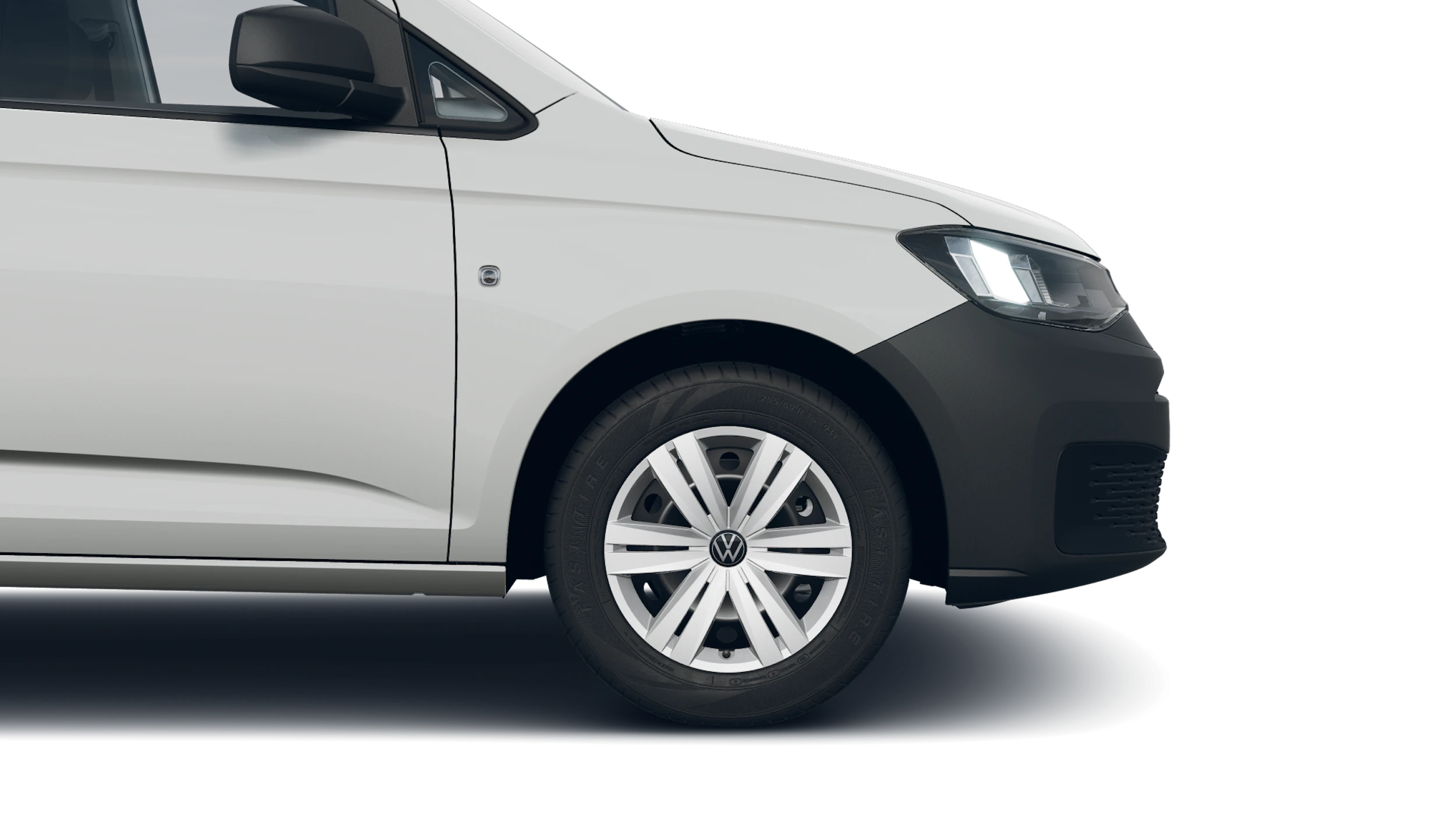 Candy White -valkoinen normaaliväri Volkswagen Caddy 2026 kuva 9.