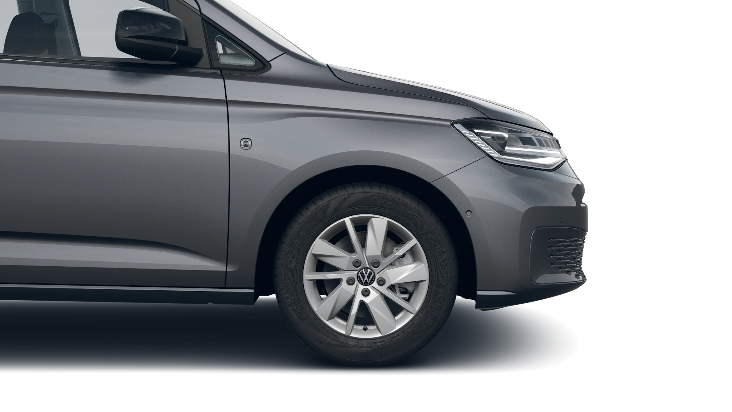 Indium Grey -tummanharmaa metalliväri Volkswagen Caddy 2026 kuva 9.