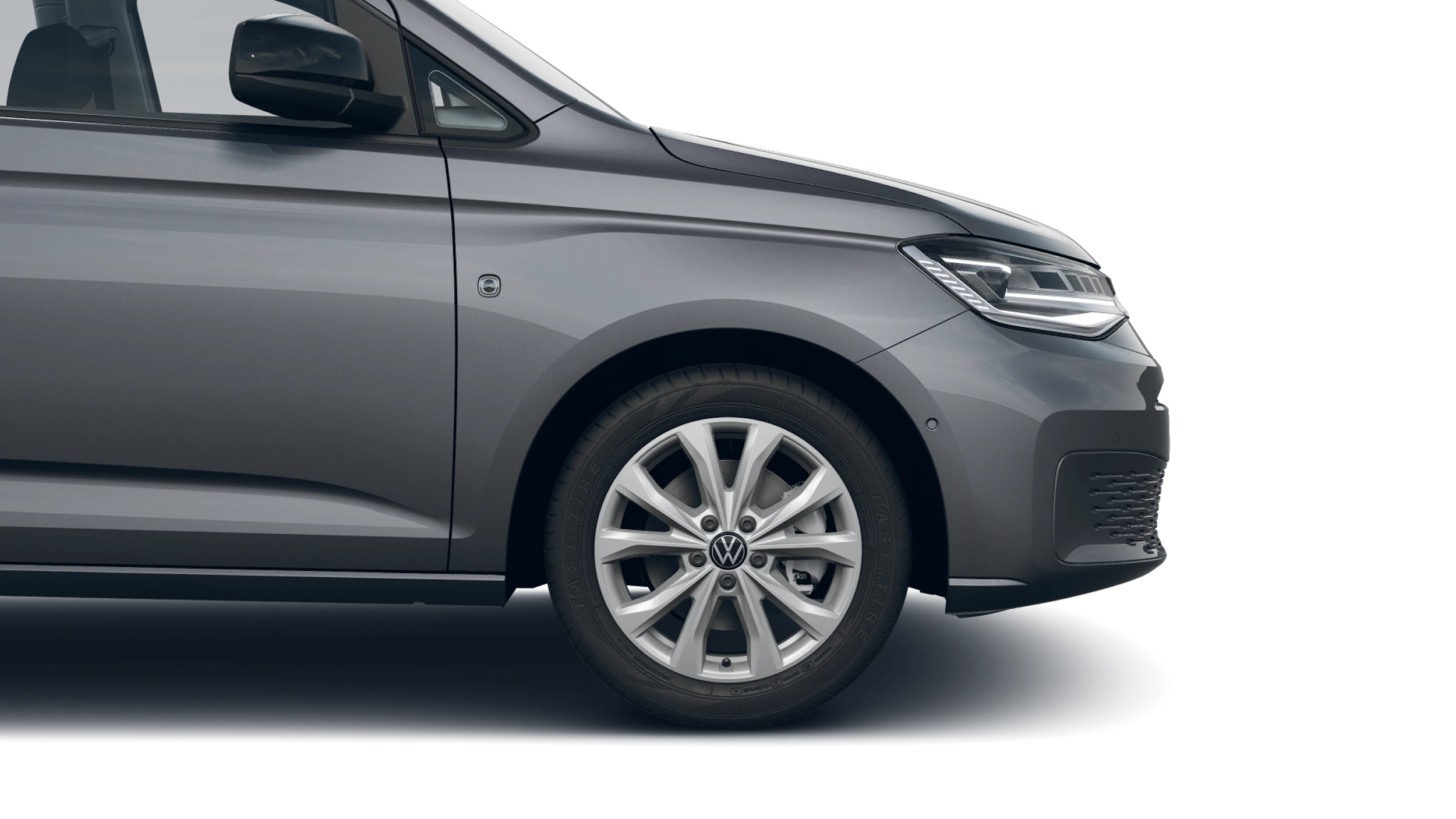 Indium Grey -tummanharmaa metalliväri Volkswagen Caddy 2026 kuva 9.
