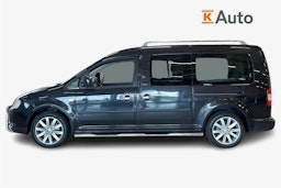 musta Volkswagen Caddy Maxi 2009 kuva 6.