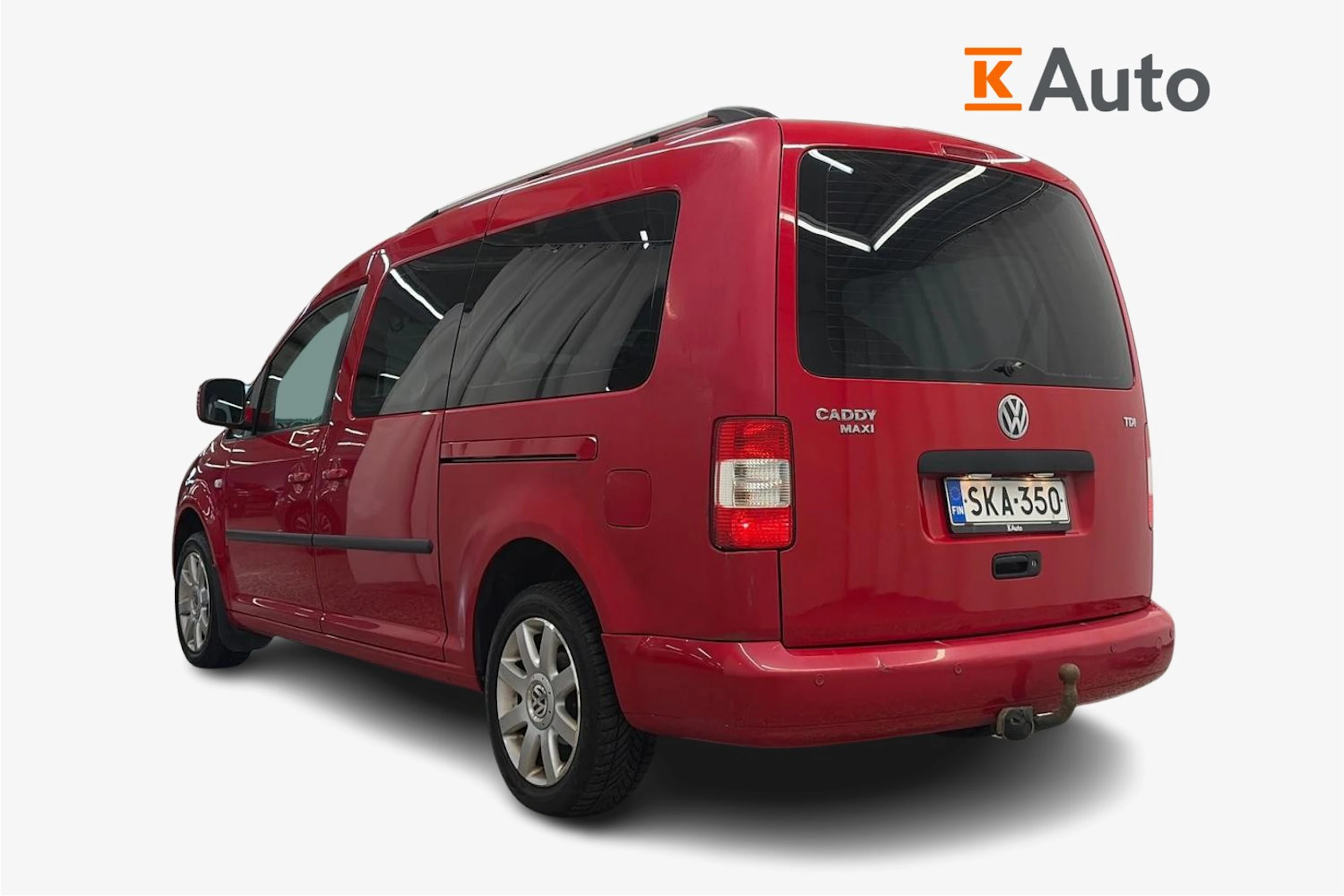 Punainen Volkswagen Caddy Maxi 2010 kuva 2.