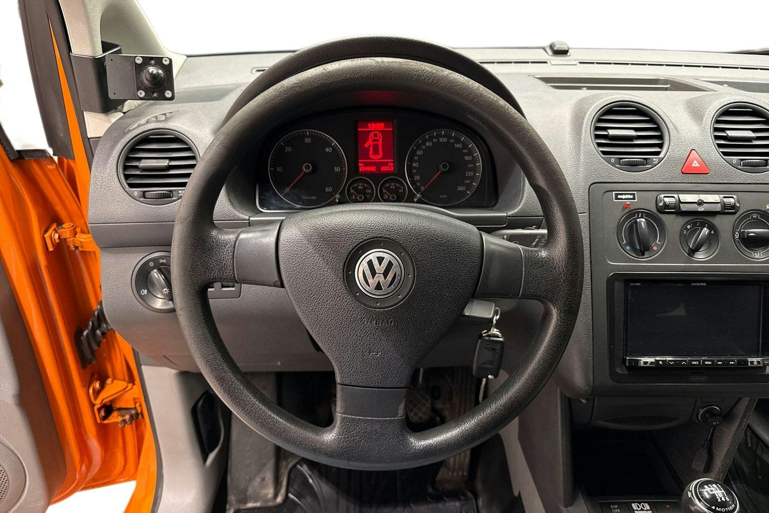 Oranssi Volkswagen Caddy Maxi 2010 kuva 9.