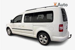 valkoinen Volkswagen Caddy Maxi 2011 kuva 6.