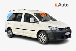 valkoinen Volkswagen Caddy Maxi 2012 kuva 1.
