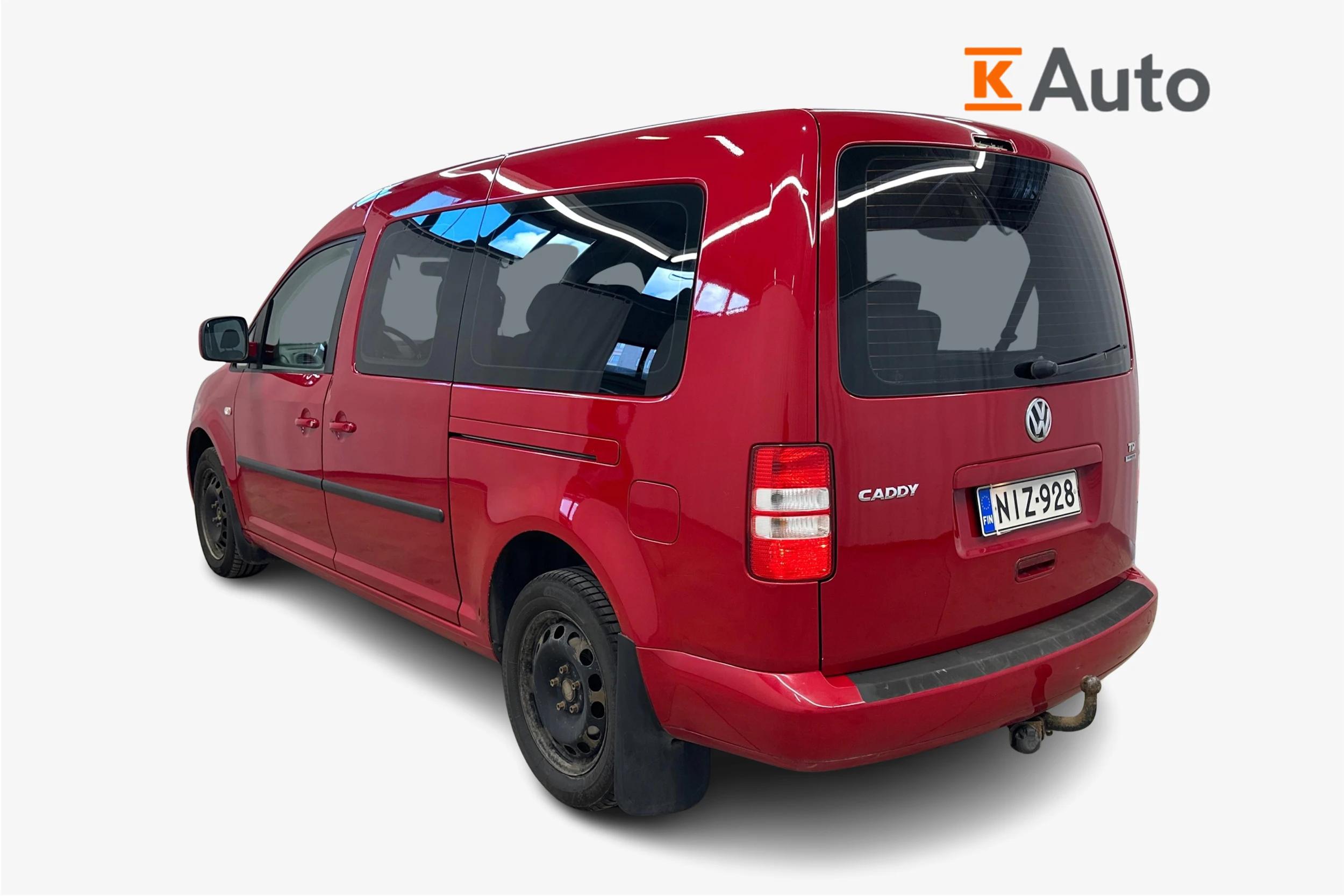 punainen Volkswagen Caddy Maxi 2012 kuva 3.