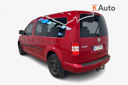 punainen Volkswagen Caddy Maxi 2012 kuva 3.