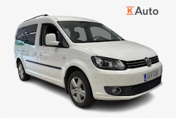 Valkoinen Volkswagen Caddy Maxi 2014 kuva 1.