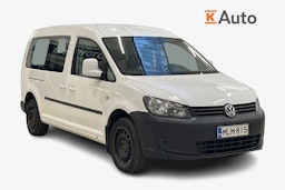 valkoinen Volkswagen Caddy Maxi 2013 kuva 1.