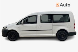 valkoinen Volkswagen Caddy Maxi 2013 kuva 6.