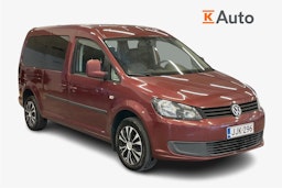 Punainen Volkswagen Caddy Maxi 2015 kuva 1.